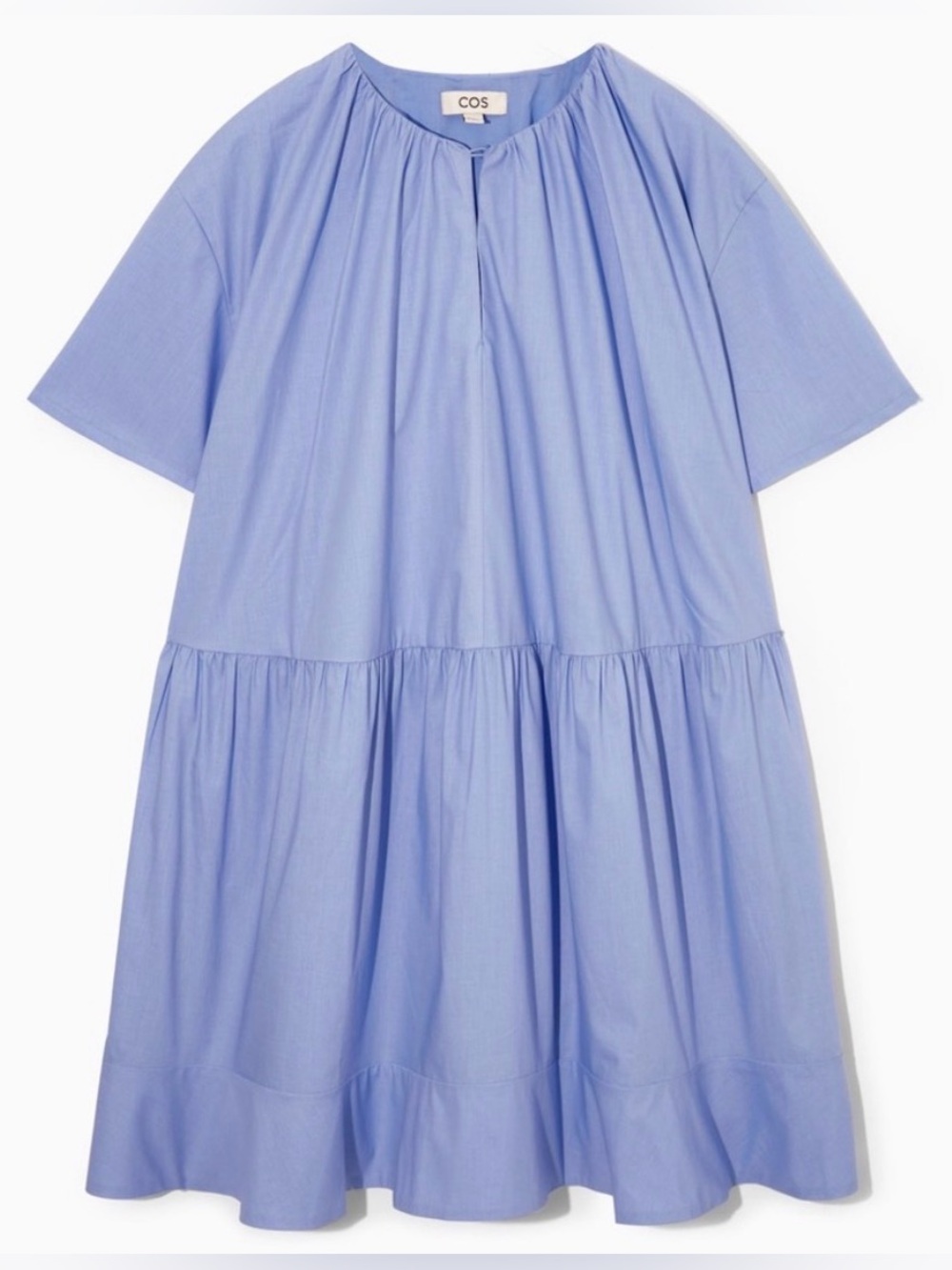 COS Light Blue Midi Dress